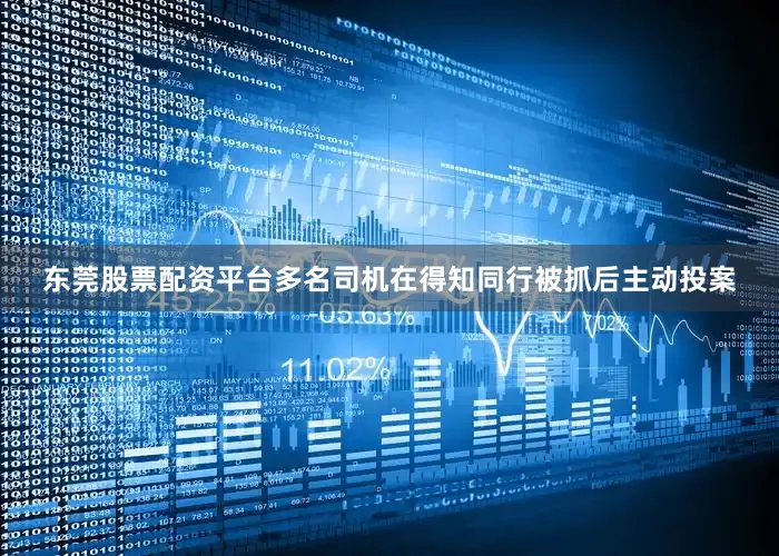 东莞股票配资平台多名司机在得知同行被抓后主动投案